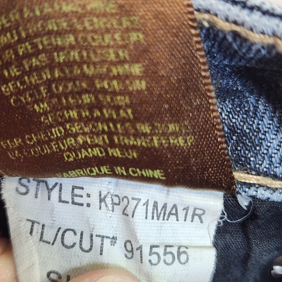 KUT from the Kloth Katy Boyfriend Jeans Women's 6 32x30 Blue Denim Straight Leg - Picture 8 of 8